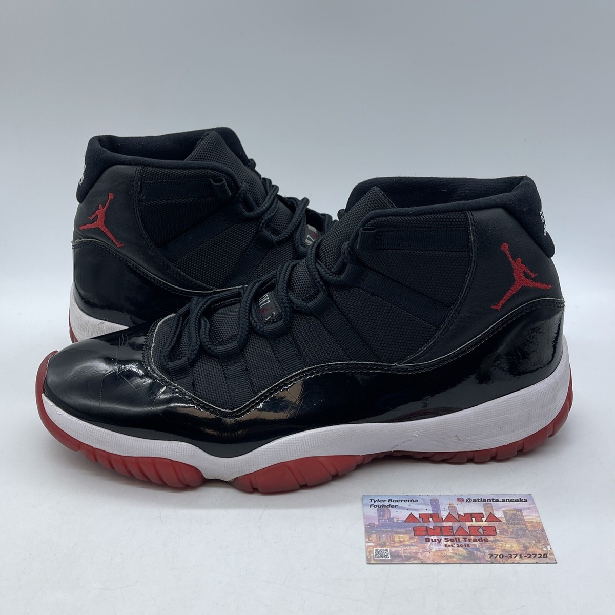 Size 11.5 - Jordan 11 Retro High Bred Red White Black