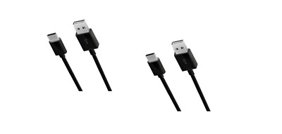 2x 5ft USB Cord Cable for Consumer Cellular Verve Snap Flip Phone, Verve Connect
