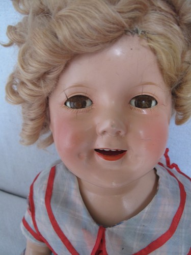 Antique 1930’s Shirley Temple Composition Ideal Doll 28 Inch Original Clothes - Picture 21 of 24