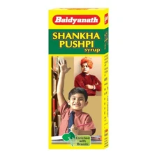 Baidyanath Shankhapushpi Syrup 125ml Enriched With Brahmi Boosts Meomery Power