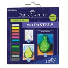 Faber-Castell Getting Started Soft Pastels 28 Piece Set - Creative Studio