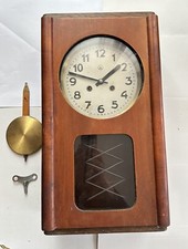 Pendeluhr Aufziehen Wanduhr Gong Einstellen Alte Wanduhr Mit