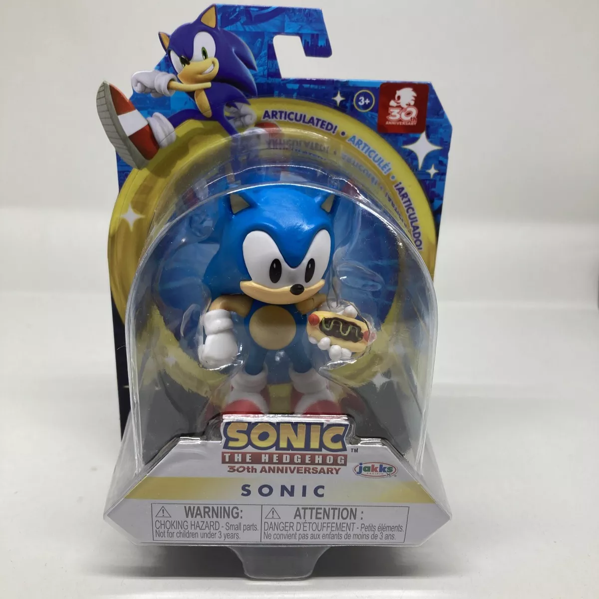 SONIC THE HEDGEHOG ACTION FIGURE Sonic 30th ANNIVERSARY