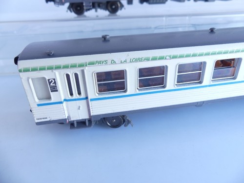 JOUEF FRANCE AUTORAIL XBD 4670 + REMORQUE XRAB 8556 EX EAD PERSONNALISE NANTES - Imagen 4 de 10