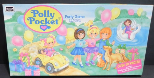 Polly Pocket Party Game by Rose Art #03061 1994 Complete pre-owned