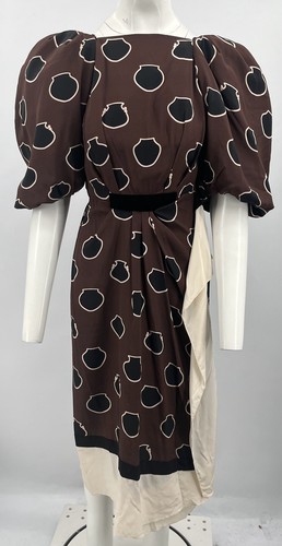 Johanna Ortiz Unexpected Territory Silk Midi Dress sz 8 - Picture 2 of 6