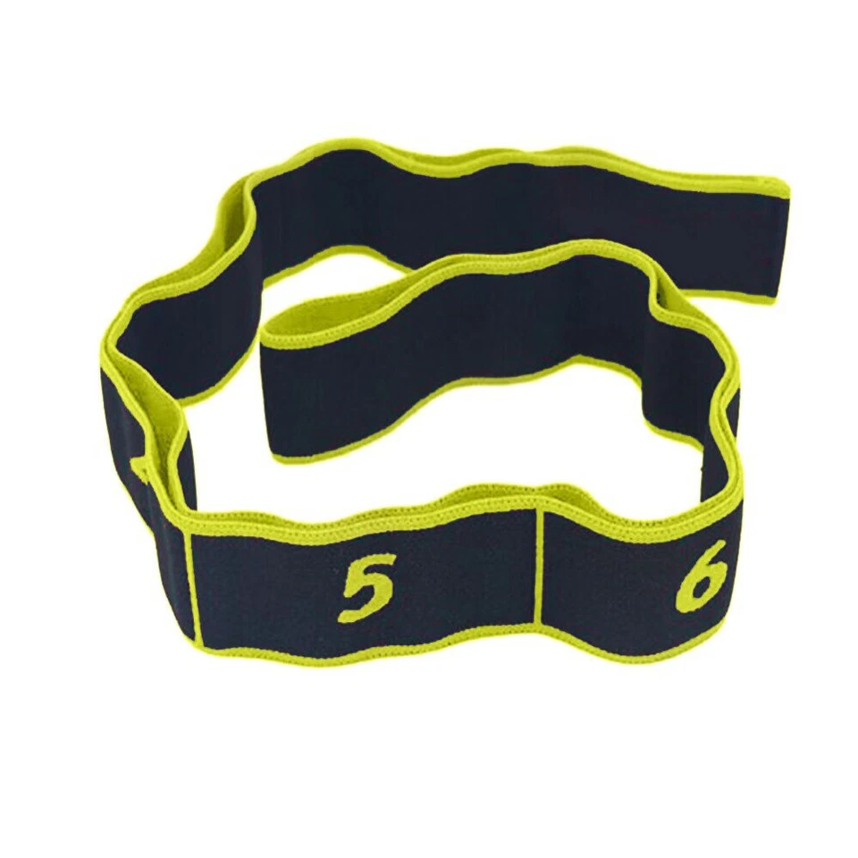 BANDA ELASTICA FASCIA DI RESISTENZA REGOLABILE 8 LOOPS FITNESS YOGA PILATES 8401 - Imagen 2 de 4