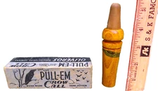Oliveros, Houston, TX "Pull-Em" Crow Call w/Original Box