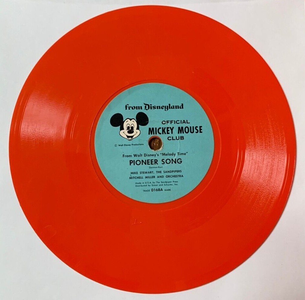邦楽 Mickey Vintage Walt Disney's Mickey Mouse Club 78 RPM 6