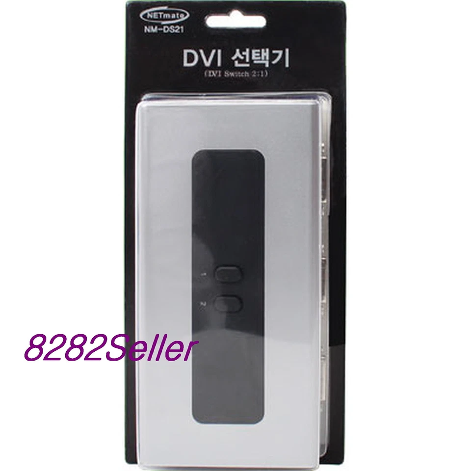 DVI 2 Port DVI-D 2:1 Manual Switcher Selector Switch Box digital WQHD 1920x1080 - Image 4 of 4