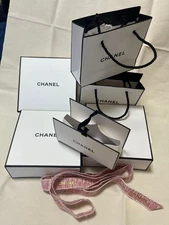 CHANEL Empty Box & Shopping Bag Set 24157