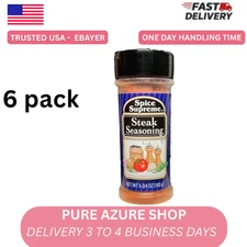 6x Shakers Spice Supreme Steak Food Seasoning | 5.75oz | Fast Shipping