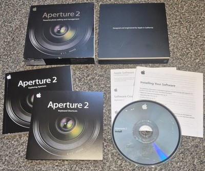 Offizielle Original Apple Mac Aperture 2 DVD Originalverpackt Komplett Inkl. Produktschlüssel