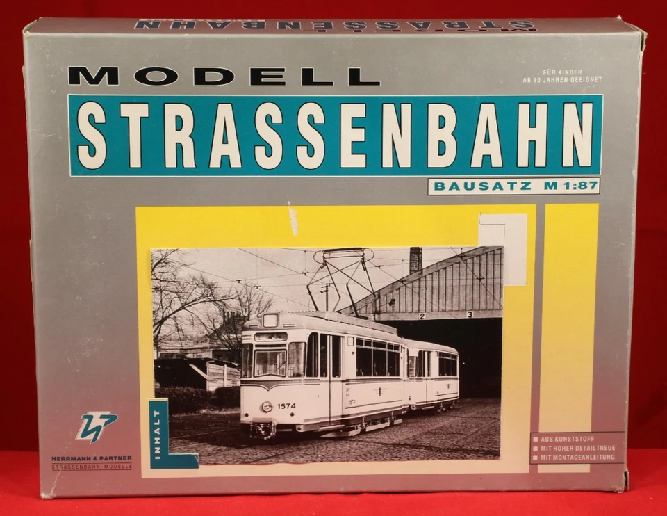Modellstrassenbahn Bausatz H0 1:87 Herrmann & Partner ET 57 und EB 57 - Bild 2 von 3