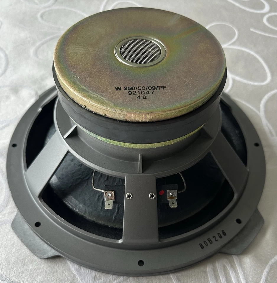 1x Quadral Vulkan MK 4 / 5 Lautsprecher  Parts Woofer W 250/50/9/PF 921047  4OHM - Bild 3 von 4