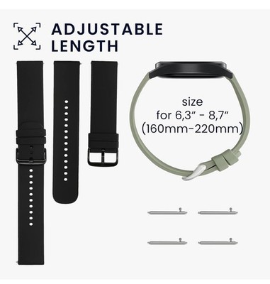 Two!  Silicone Watch Strap Band For Huami Amazfit GTS/GTS 2/GTS 2e/GTS3  2 sets 