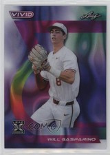 2024 Leaf Vivid Navy Blue Lava 1/7 Will Gasparino #124 11yh