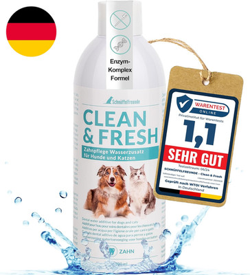 Zahnpflege Wasserzusatz Für Hunde Und Katzen | Frischer Atem Und Gesunde Zähne -