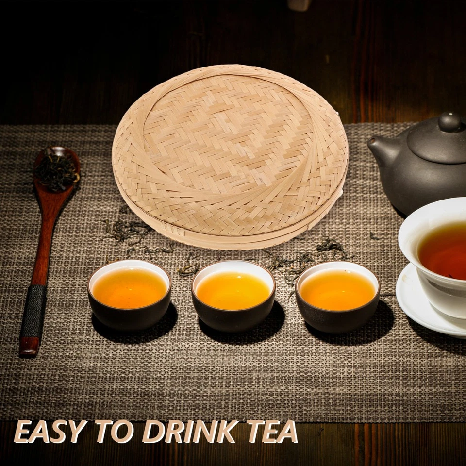  Tee-Kuchen-Aufbewahrungshalter, gewebte Tee-Box, Tee-Kuchen-Box, Teebehälter - Bild 3 von 4