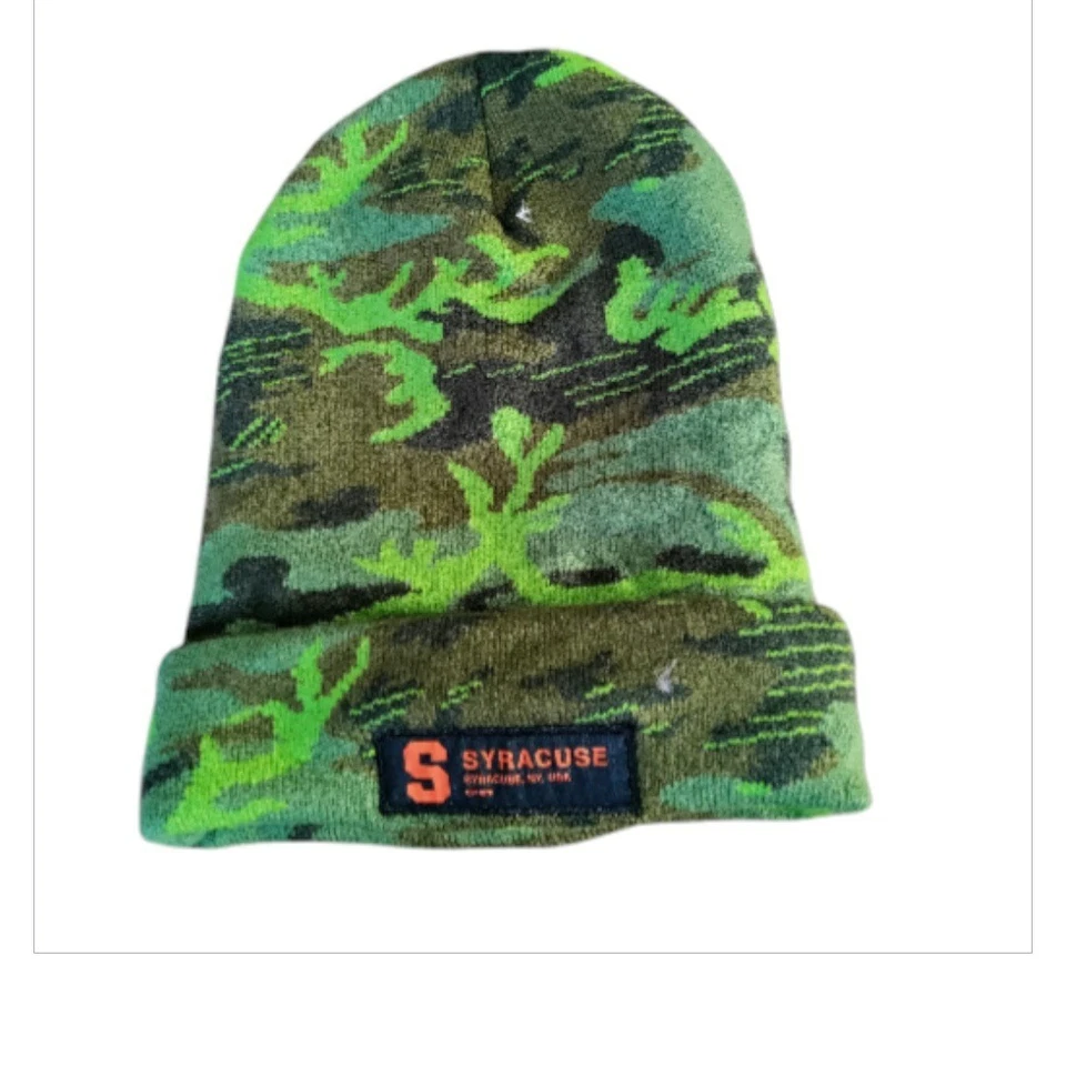 Nike Syracuse Camuflaje Gorro Gorra Militar Naranja Swoosh Polar Tejido Verde Foto 2 de 3