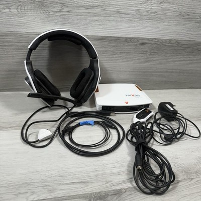 Tritton AX 720 Prologic II Gaming Headset White, Dual Earpiece,3.5mm Boom Mic