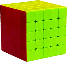 5X5 Stickerless Magic Cube Speed Cube Puzzle Game Toy Educational Kids Toys