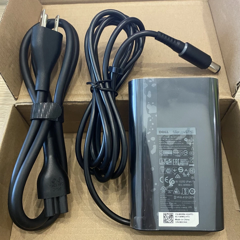 Зарядное устройство переменного тока подлинное от оригинального производителя 45 Вт 19,5 В 2,31 А 4,5*3,0 мм для ноутбука Dell адаптер 0KXTTW - Изображение 2 из 4