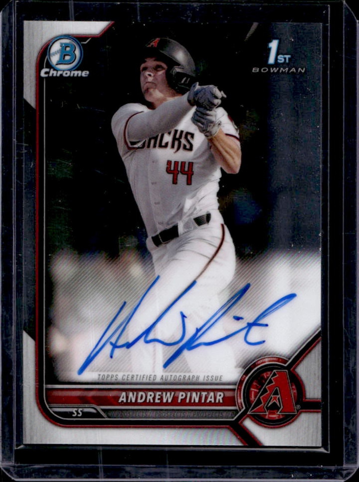 2022 Bowman Draft Andrew Pintar Chrome Auto 1st Prospect #CDA-AP Diamondbacks