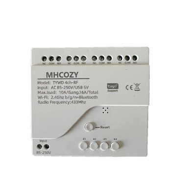 4 Channel USB 5V AC 85-250V Smart WiFi Wireless Dry Contact Relay Switch Modu...