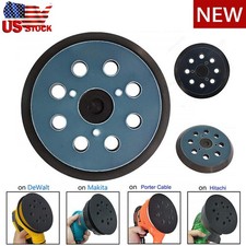 5" 8-Hole Hook Loop Orbital Sander Pads for Dewalt Makita Porter Cable 151281-08