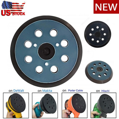 #ad 5quot; 8 Hole Hookamp;Loop Orbital Sander Pads for Dewalt Makita Porter Cable 151281 08 $6.92