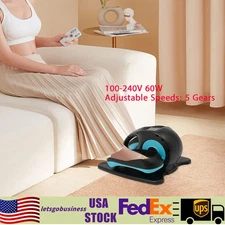 Under Desk Elliptical Machine Portable Pedal Ellipse Leg Exerciser for Seniors