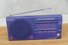 SONY ICF-25 ++ Portable RADIO no Weltempfänger ++ TOP Zustand in LILA