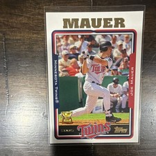 Topps 2005 Joe Mauer Gold Cup #510 Minnesota Twins Baseball Trading Card