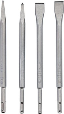 Bosch 4x PRO SDS plus-4C Chisel Set 4-Piece (for Concrete, Brick, Diameter mm, P