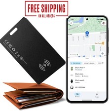 Wallet Tracker Card for Android,Rechargeable Air Tag Wallet Finder, Thin and Lig