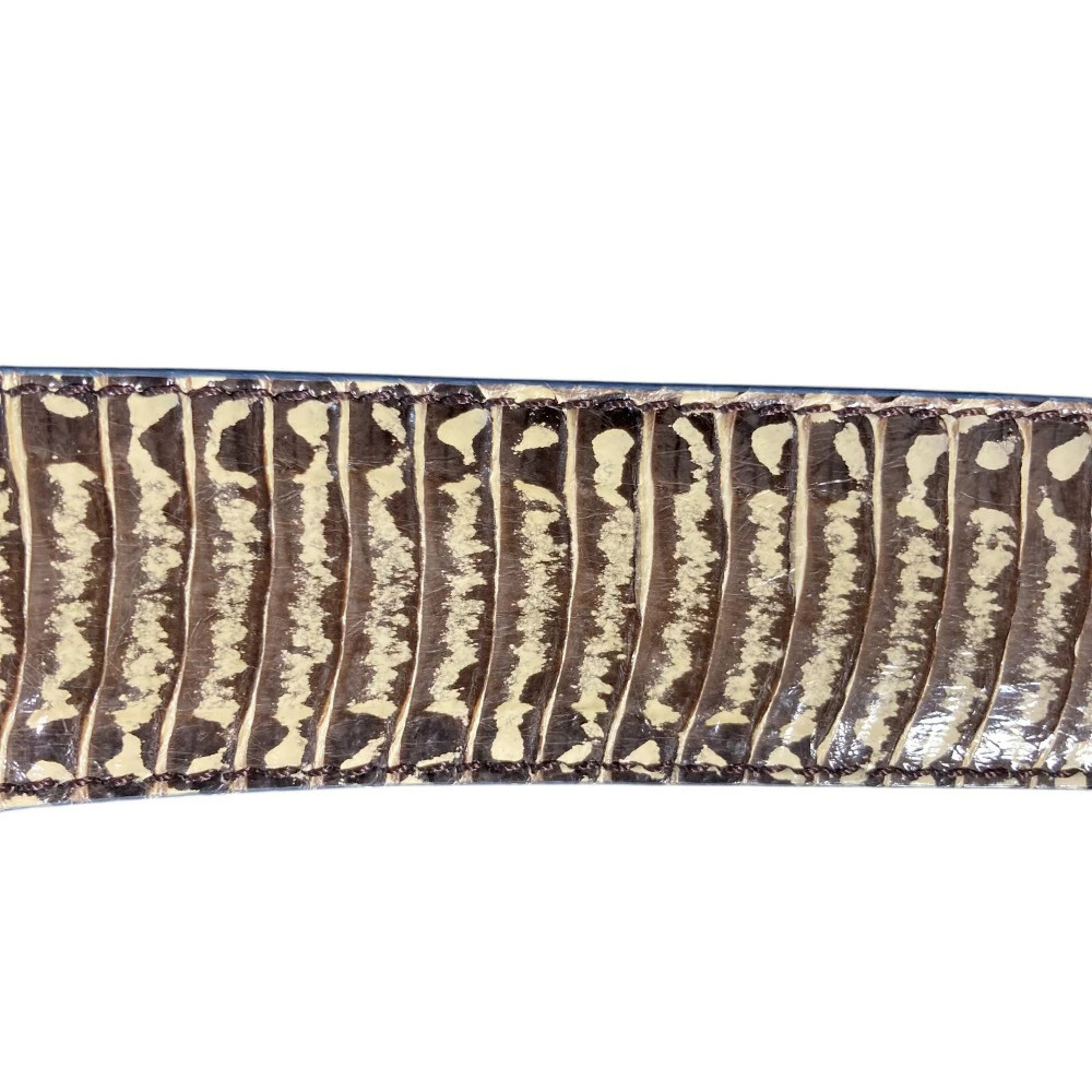 FENDI Strap You Python Embossed Leather Shoulder … - image 3