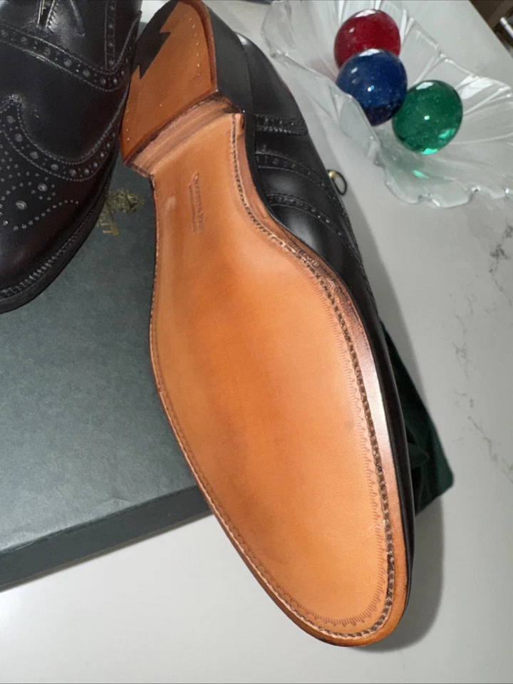 NewCrockett Jones FINSBURY Oxfords black lobb 10E UK/ US 11  mens berluti  shoes - Image 3 of 3