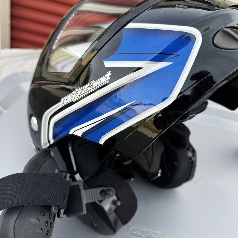 Casco AGV Blizzard Full Face DOT azul/negro/blanco Foto 3 de 4