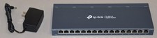 Tp-Link TL-SG116 16-Port Gigabit Desktop Switch with 12V 1A Power Supply Tested