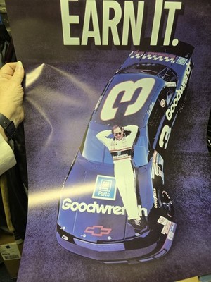 Dale Earnhardt #3 Goodwrench ''Earn It'' Poster  18 X 25  By Union 76