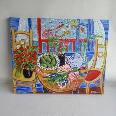 Harry DeVries 2012 Still Life S.W. Florida Artist painting on canvas