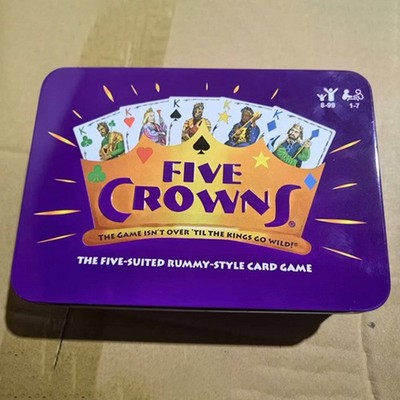 Fünf Kronen Kartenspiel Das klassische Original-Rommé-Spiel mit fünf Farben