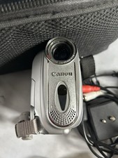 Canon ZR600 MiniDV Handheld Camcorder 25x Zoom 2.7in LCD with charger case disc
