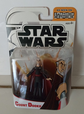 Star Wars Clone Wars Cartoon Network Count Dooku 2003 Hasbro