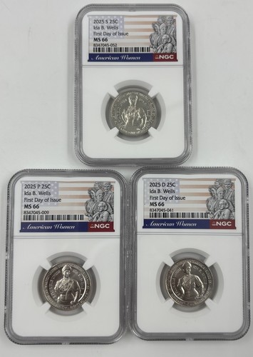 2023 P, D, S American Women Quarters 15 Complete Set US Mint - Foto 12