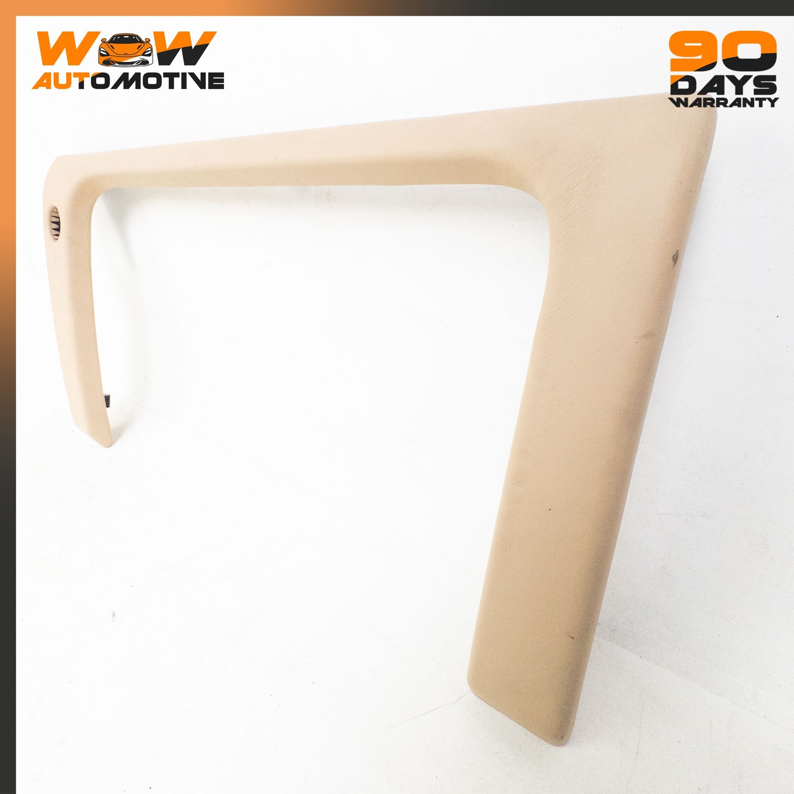 06-16 ASTON MARTIN V8 VANTAGE DASH GLOVE BOX BEZEL TRIM COVER PANEL BEIGE OEM