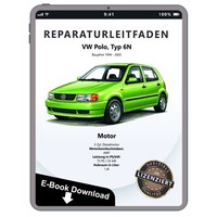 VW Polo 3 6N 1994-2002 3-Zyl. 1,4L Dieselmotor TDI 75 PS Reparaturanleitung PDF