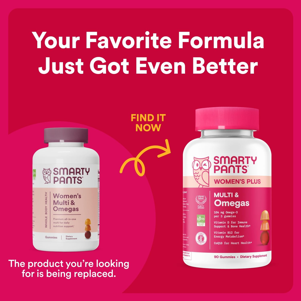 Women'S Multivitamin Gummies: Omega 3 Fish Oil (EPA/DHA), Methylfolate ...