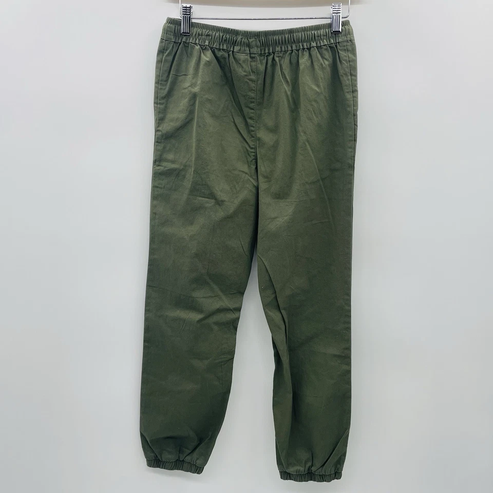 OshKosh B'Gosh Youth Boys Size 14/14A Drawstring Cotton Blend Jogger Pants Green - Image 3 of 4